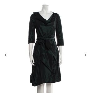 Vivienne Westwood Elegant Dark Green Dress